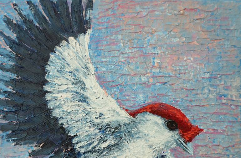 Original Impressionism Animal Painting by Galina Vasiljeva