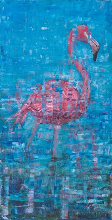 Original Abstract Expressionism Animal Paintings by Galina Vasiljeva