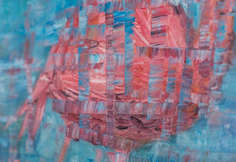 Original Abstract Expressionism Animal Painting by Galina Vasiljeva