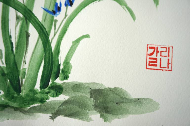Original Realism Floral Painting by Galina Vasiljeva