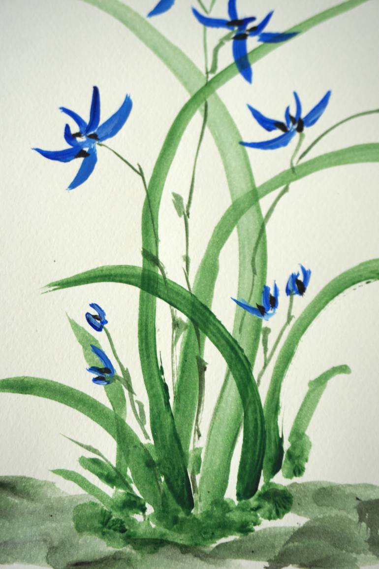 Original Realism Floral Painting by Galina Vasiljeva