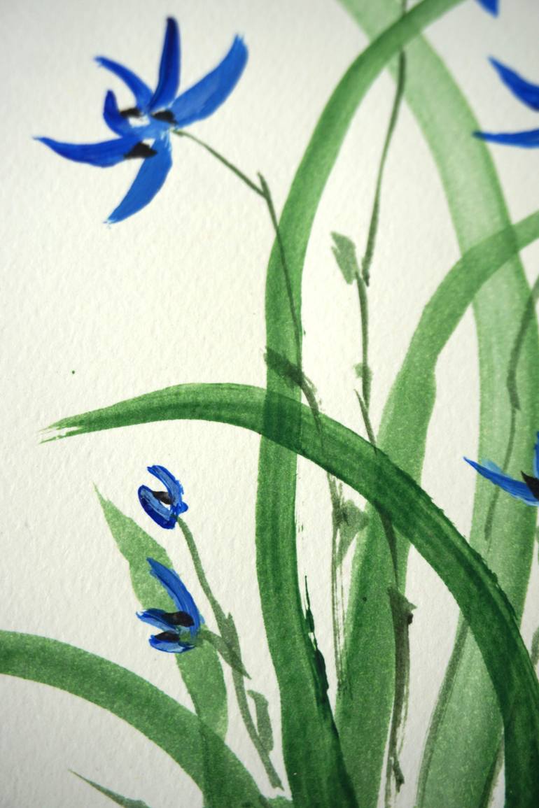 Original Realism Floral Painting by Galina Vasiljeva