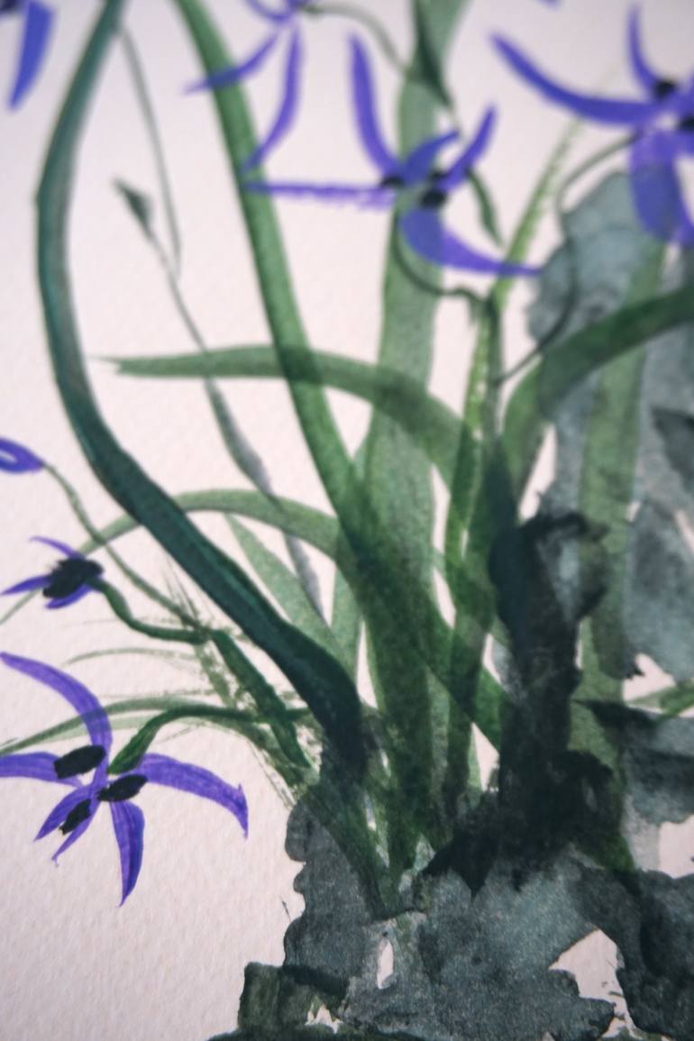 Original Contemporary Floral Painting by Galina Vasiljeva