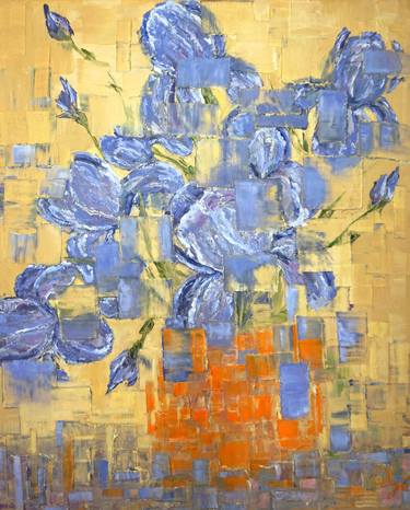 Original Contemporary Floral Painting by Galina Vasiljeva