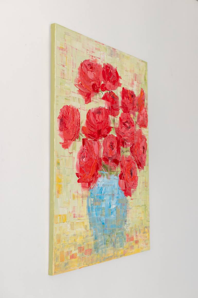 Original Contemporary Floral Painting by Galina Vasiljeva