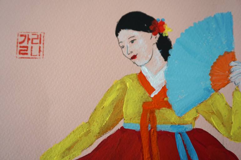 Original Contemporary Women Painting by Galina Vasiljeva