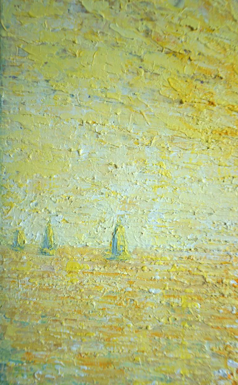 Original Abstract Seascape Painting by Galina Vasiljeva