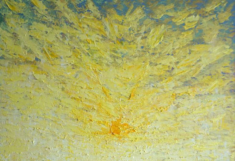 Original Abstract Seascape Painting by Galina Vasiljeva