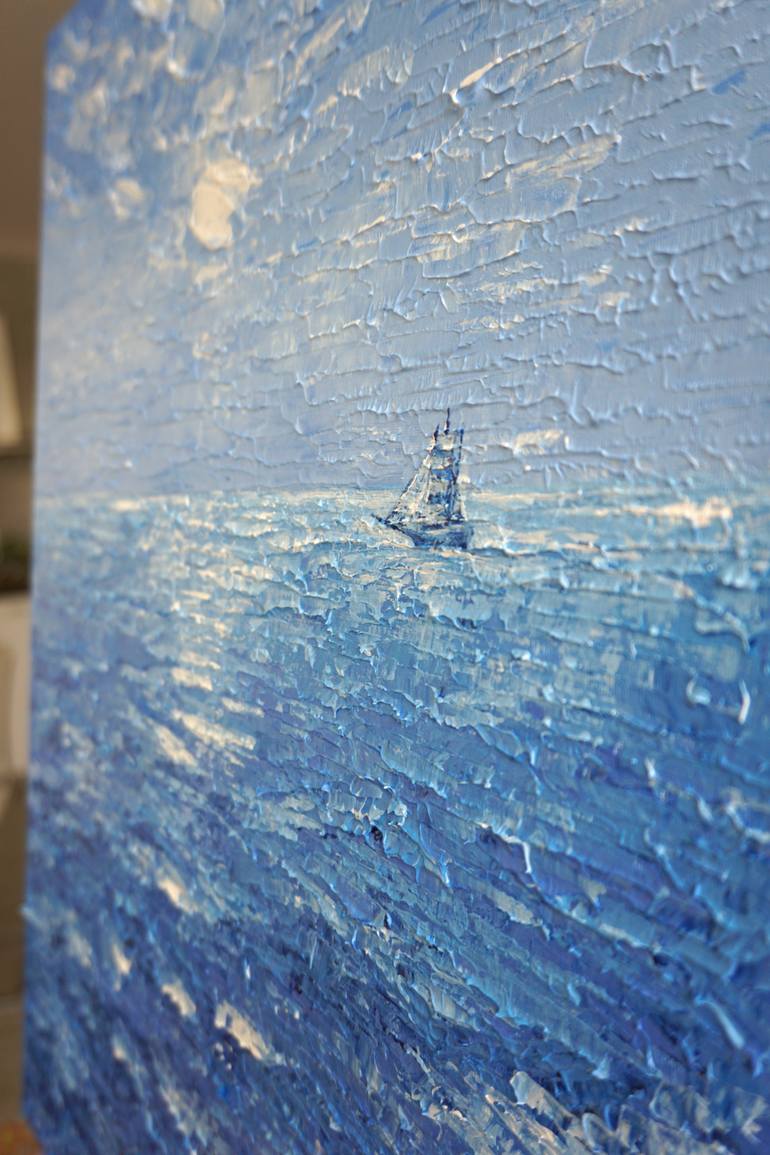 Original Contemporary Seascape Painting by Galina Vasiljeva