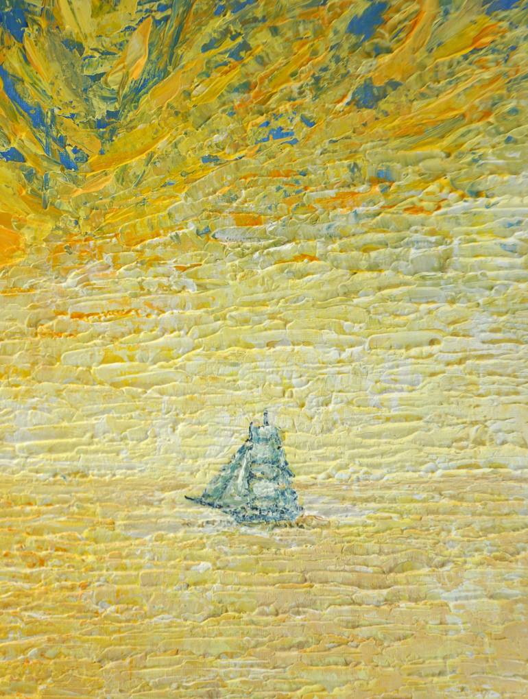Original Contemporary Seascape Painting by Galina Vasiljeva