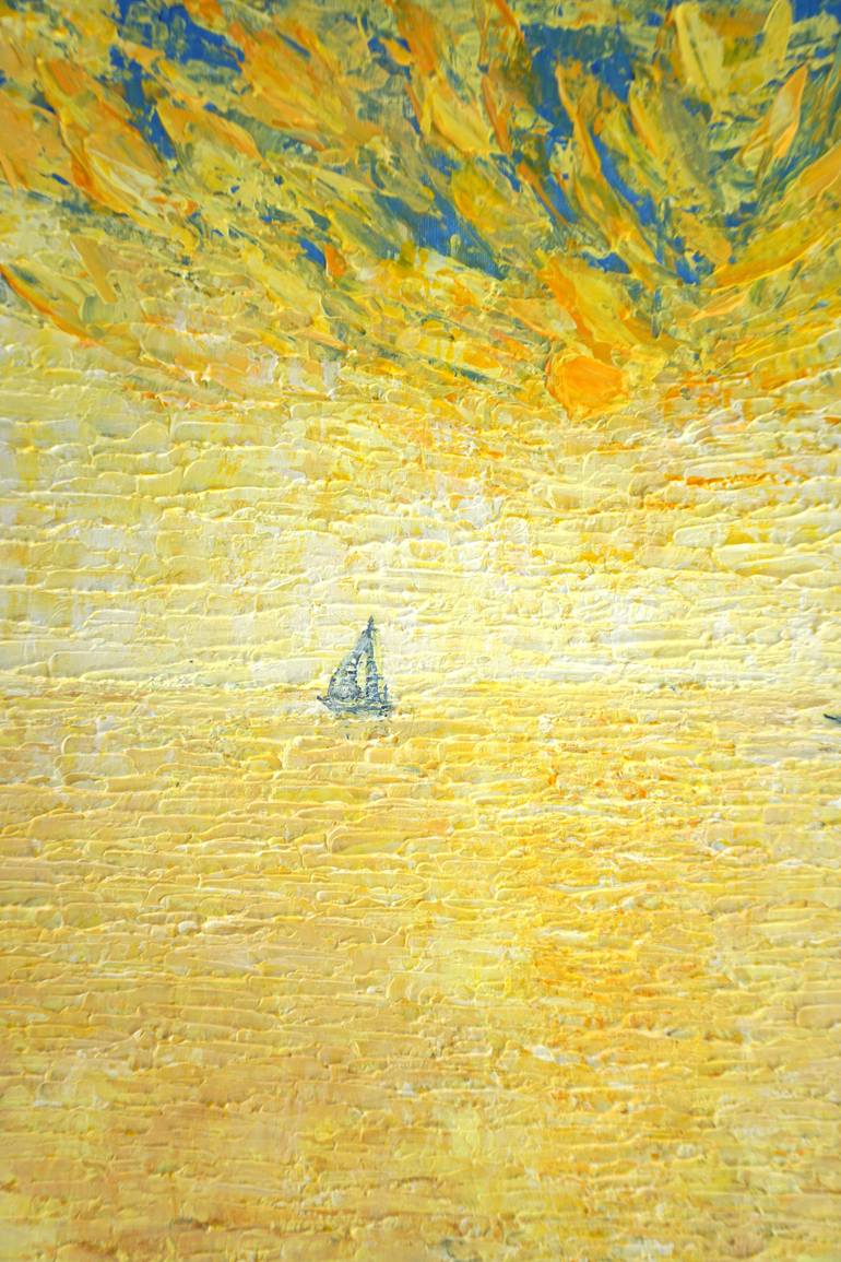 Original Contemporary Seascape Painting by Galina Vasiljeva