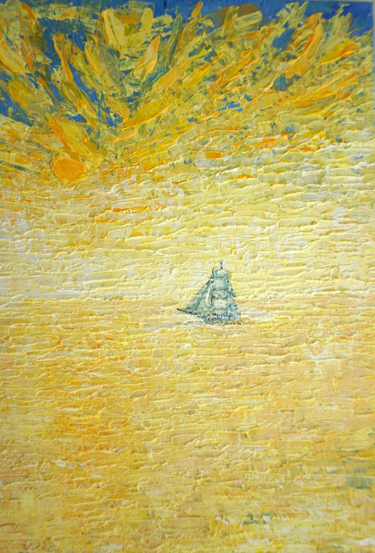 Original Contemporary Seascape Painting by Galina Vasiljeva