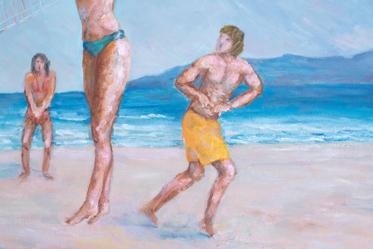 Original Figurative Sports Painting by Galina Vasiljeva