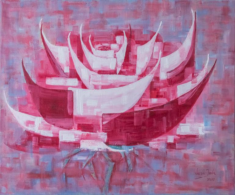 Print of Abstract Floral Paintings by Galina Vasiljeva