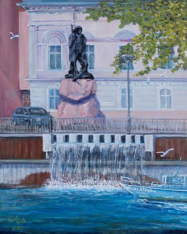 Print of Cities Paintings by Galina Vasiljeva