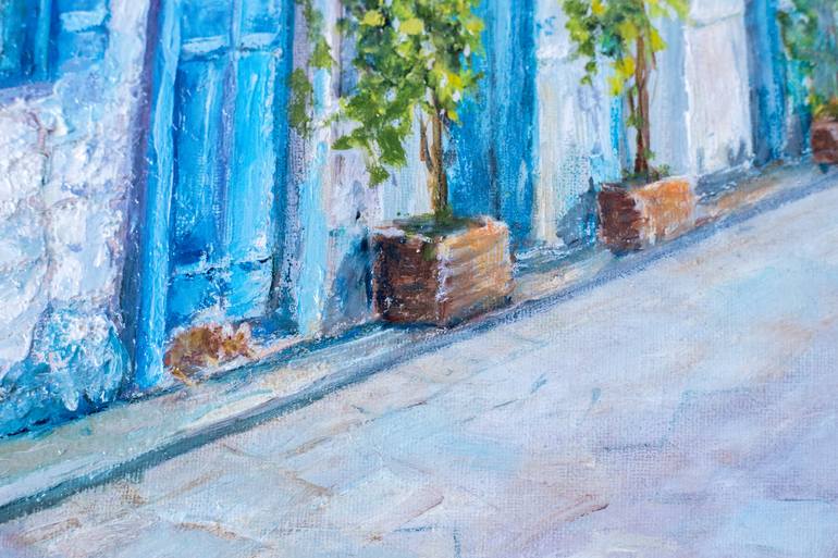 Original Impressionism Cities Painting by Galina Vasiljeva