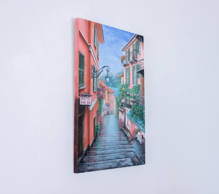 Original Impressionism Cities Painting by Galina Vasiljeva