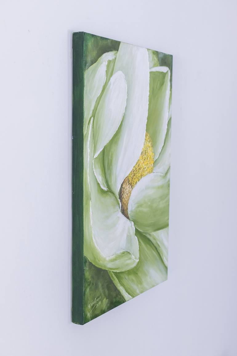 Original Art Deco Floral Painting by Galina Vasiljeva