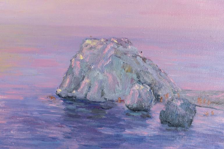 Original Impressionism Seascape Painting by Galina Vasiljeva