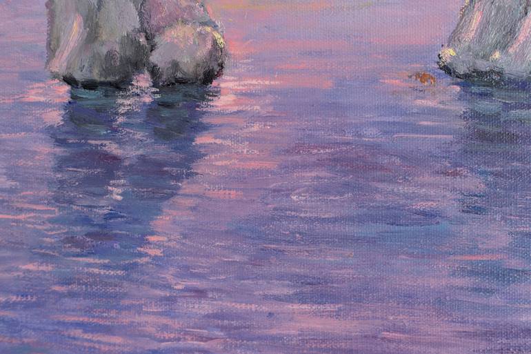 Original Impressionism Seascape Painting by Galina Vasiljeva