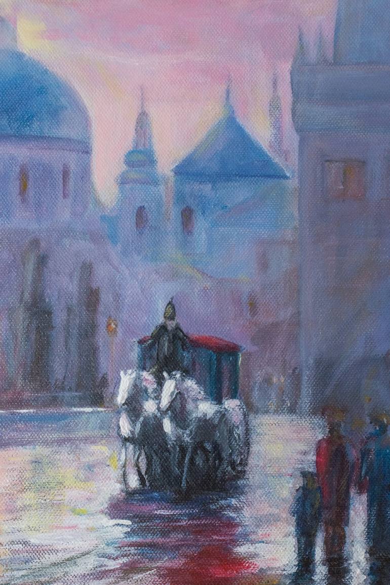 Original Cities Painting by Galina Vasiljeva