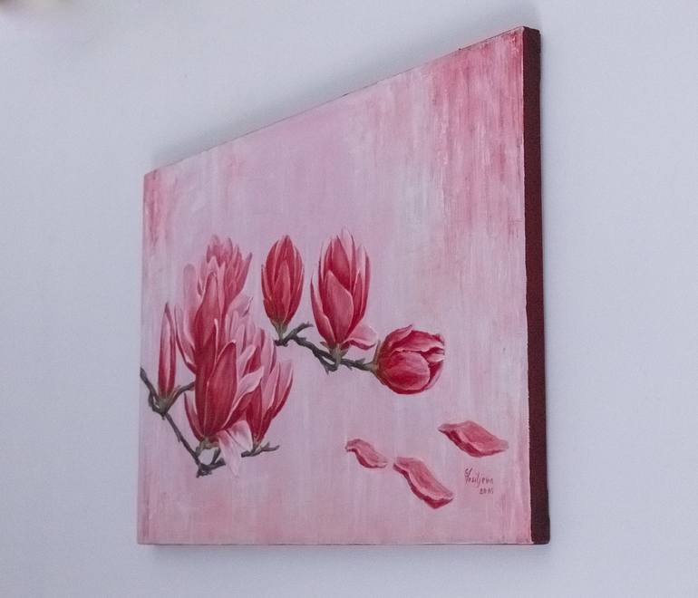 Original Floral Painting by Galina Vasiljeva