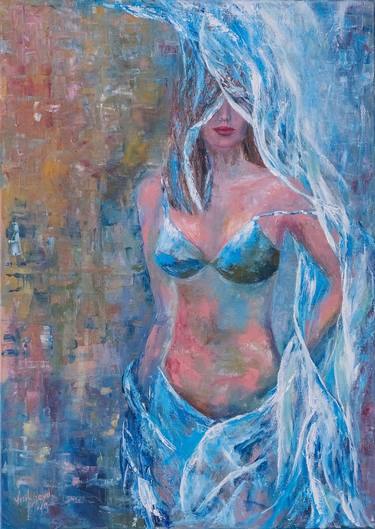 Original Figurative Women Paintings by Galina Vasiljeva