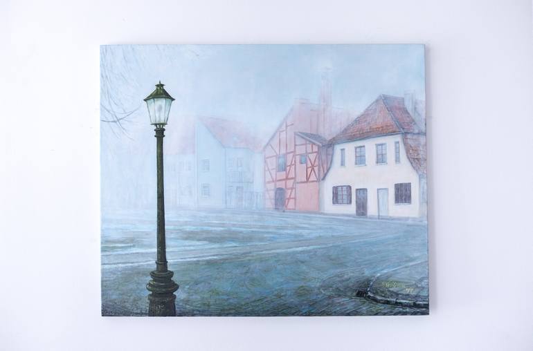 Original Impressionism Cities Painting by Galina Vasiljeva