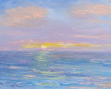 Original Abstract Expressionism Seascape Paintings by Galina Vasiljeva