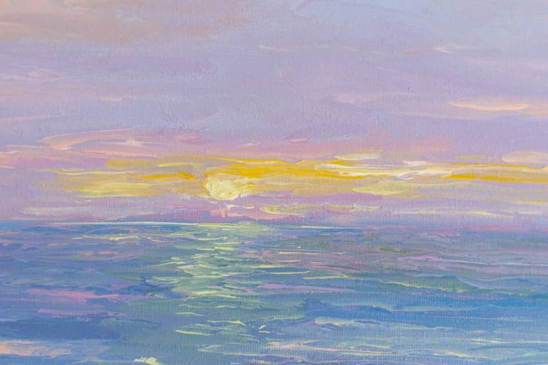 Original Abstract Expressionism Seascape Painting by Galina Vasiljeva