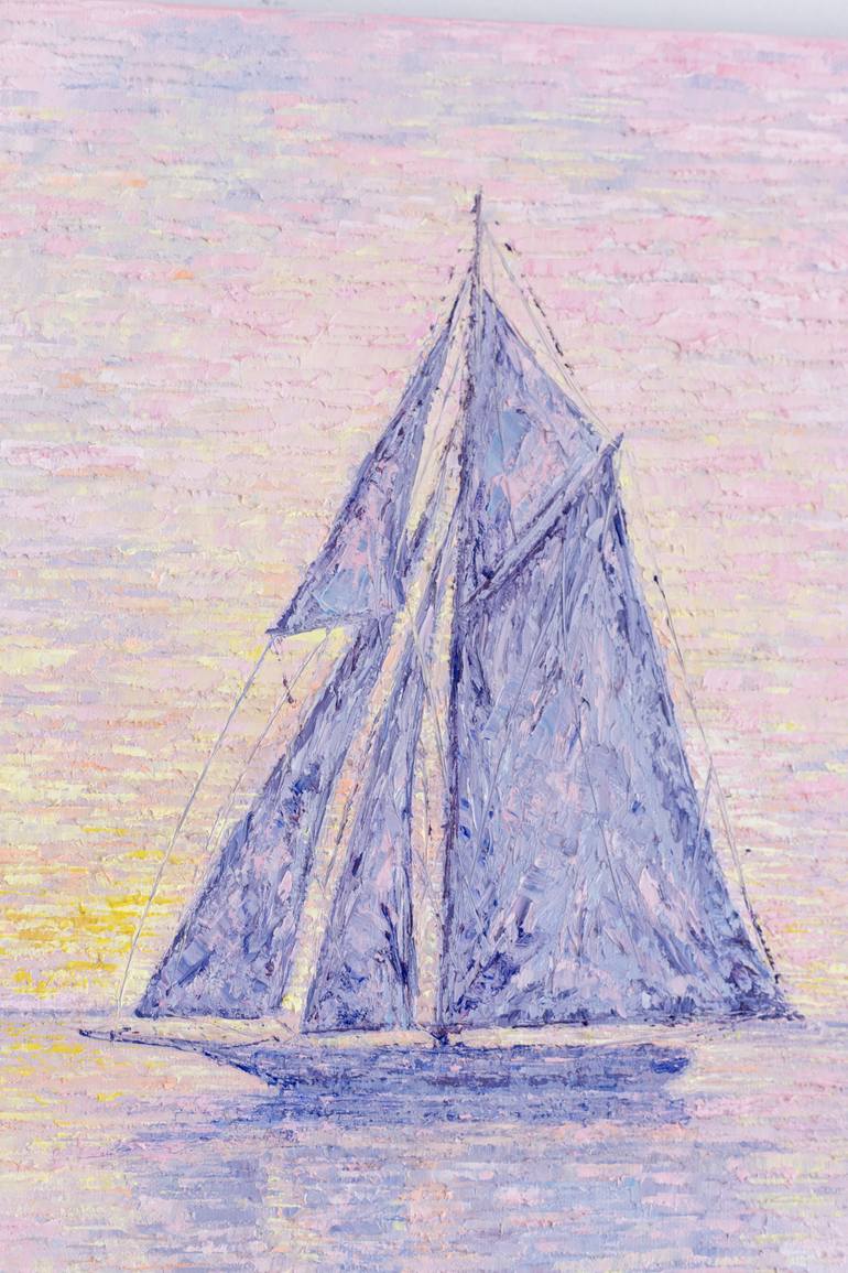 Original Contemporary Seascape Painting by Galina Vasiljeva