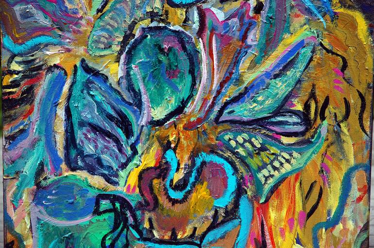 Original Contemporary Abstract Painting by Sara Rosenthal
