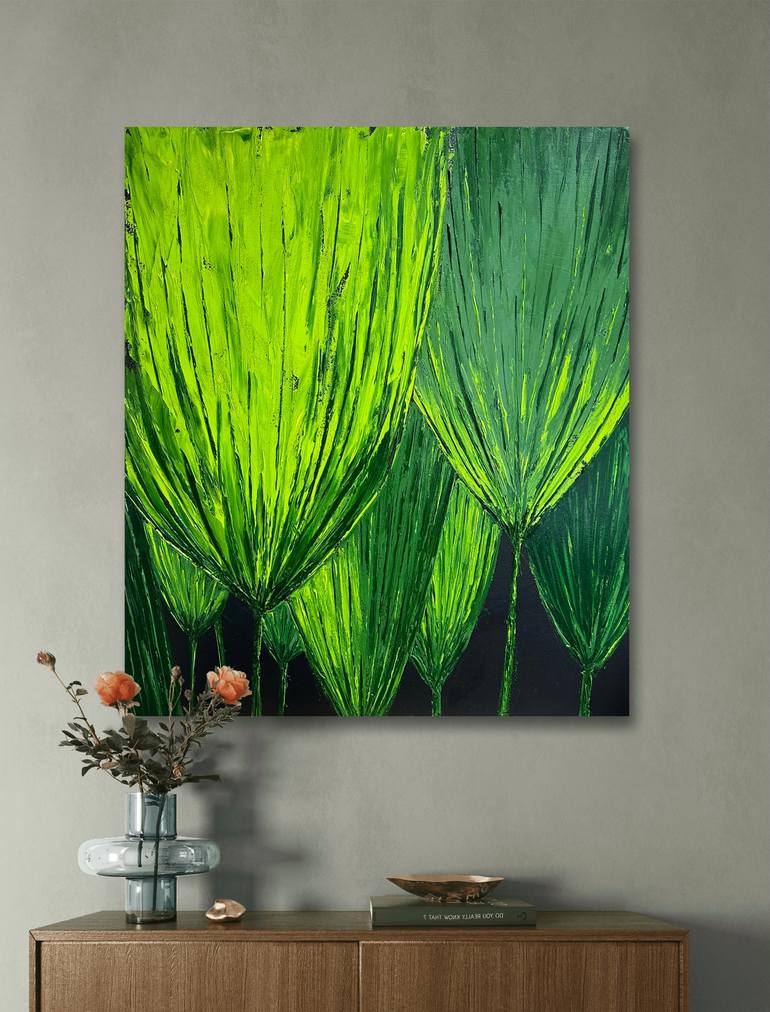 Original Figurative Abstract Painting by Alena Savinskaya