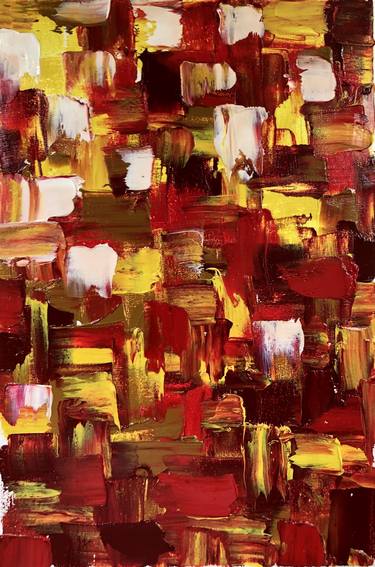 Original Abstract Expressionism Abstract Paintings by Alena Savinskaya