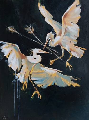 Original Contemporary Animal Paintings by Kateryna Somyk