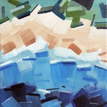 Print of Abstract Seascape Paintings by Kateryna Somyk