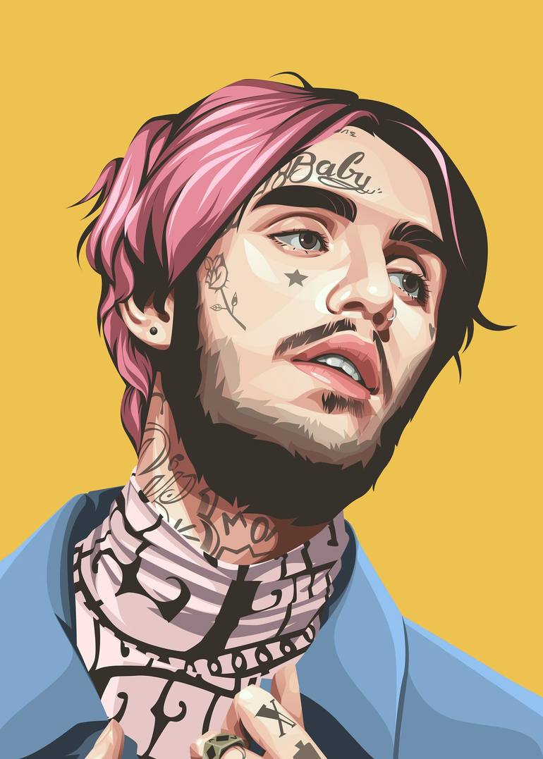 Lil Peep Drawing by Kuro Rosadi | Saatchi Art