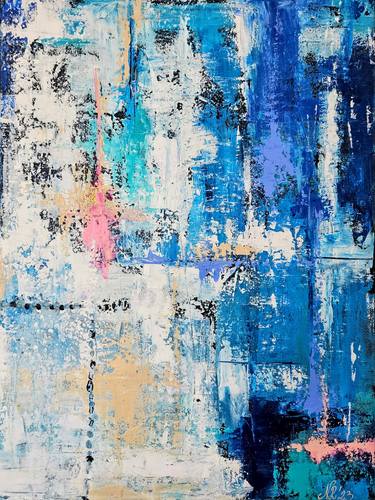 Original Abstract Expressionism Abstract Paintings by Nicoleta Raportaru