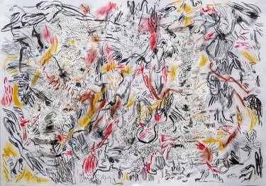 Print of Abstract Expressionism Abstract Drawings by Luciana Guerra