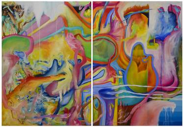 Original Abstract Paintings by Luciana Guerra