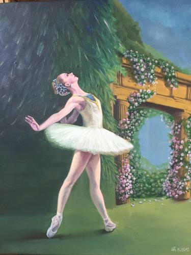 Original Performing Arts Paintings by Qi Zhang