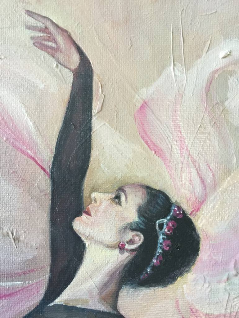 Original Fine Art Performing Arts Painting by Qi Zhang