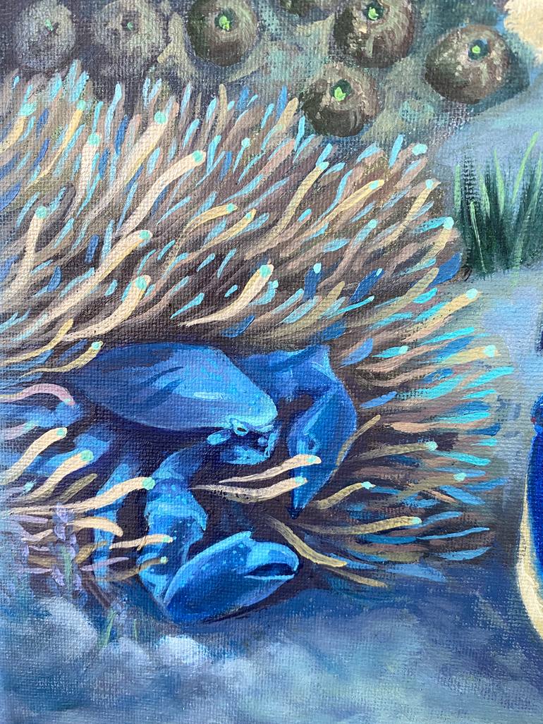 Original Realism Seascape Painting by Qi Zhang