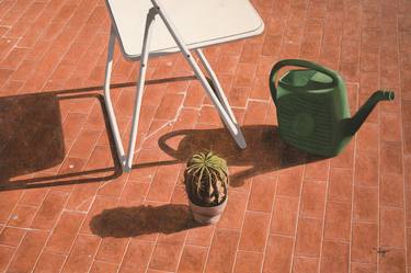 Saatchi Art Artist Giuseppe Sciortino; Painting, “Objects on the terrace 2” #art