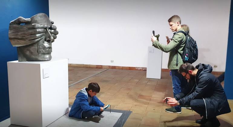 Original Conceptual Politics Sculpture by Marco Campanella