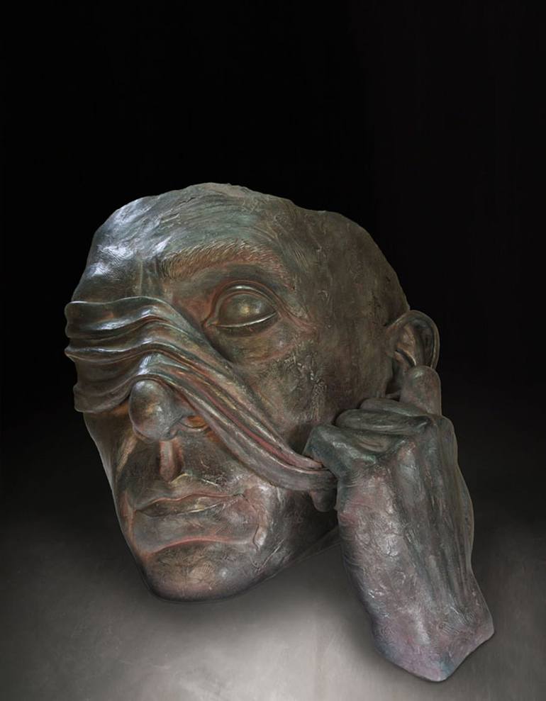 Original Conceptual Men Sculpture by Marco Campanella