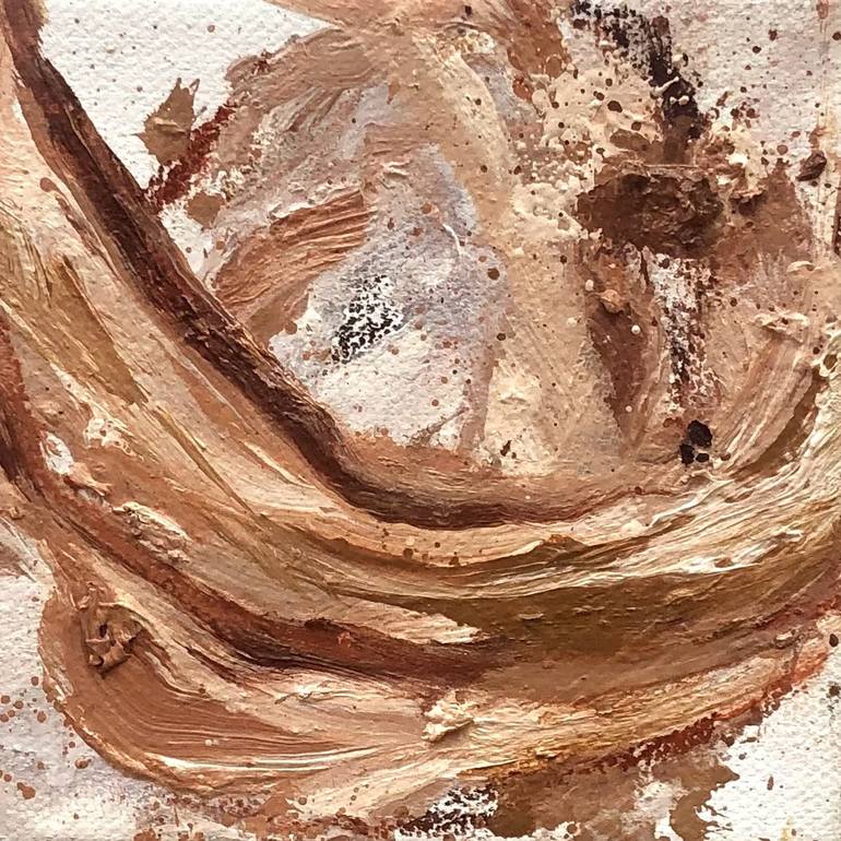 Acrylic Pour Painting Desert Rose