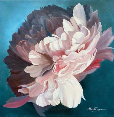 Print of Photorealism Floral Paintings by Elena Tuncer