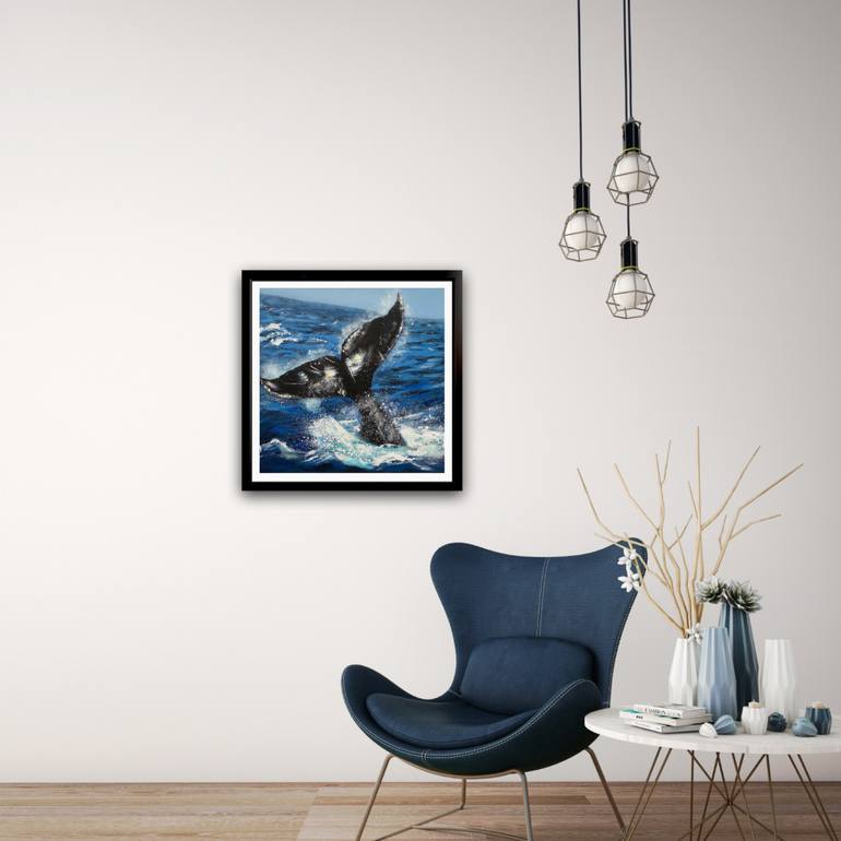 Original Art Deco Animal Painting by Elena Tuncer