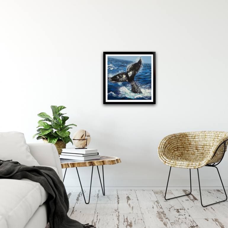 Original Art Deco Animal Painting by Elena Tuncer